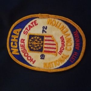 Vintage '72 NCHA Indiana Covention patch